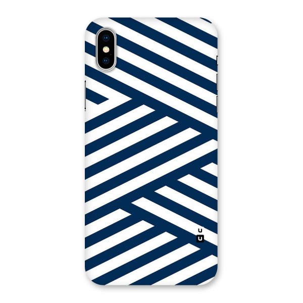 Zip Zap Pattern Back Case for iPhone XS