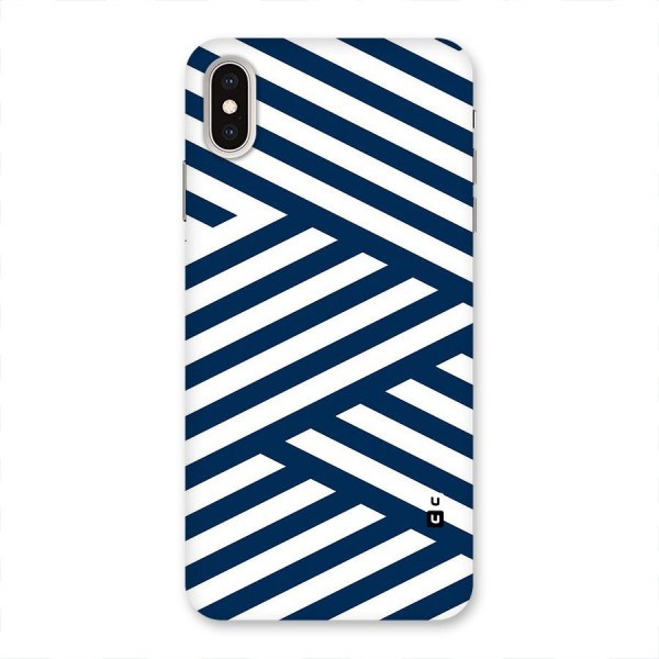 Zip Zap Pattern Back Case for iPhone XS Max