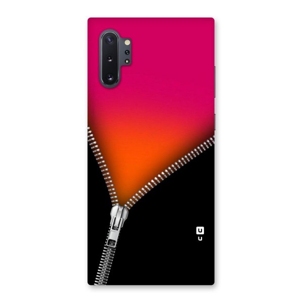 Zipper Print Back Case for Galaxy Note 10 Plus