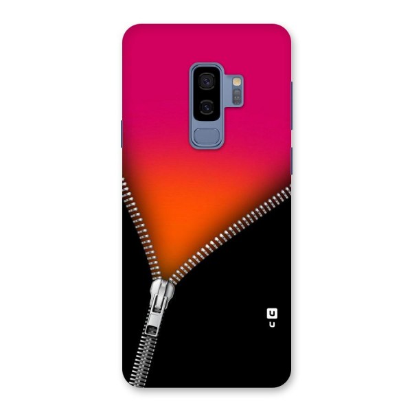 Zipper Print Back Case for Galaxy S9 Plus