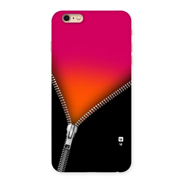 Zipper Print Back Case for iPhone 6 Plus 6S Plus
