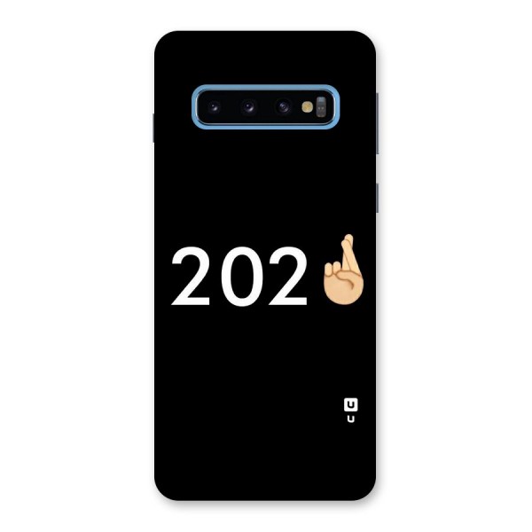 2021 Fingers Crossed Back Case for Galaxy S10