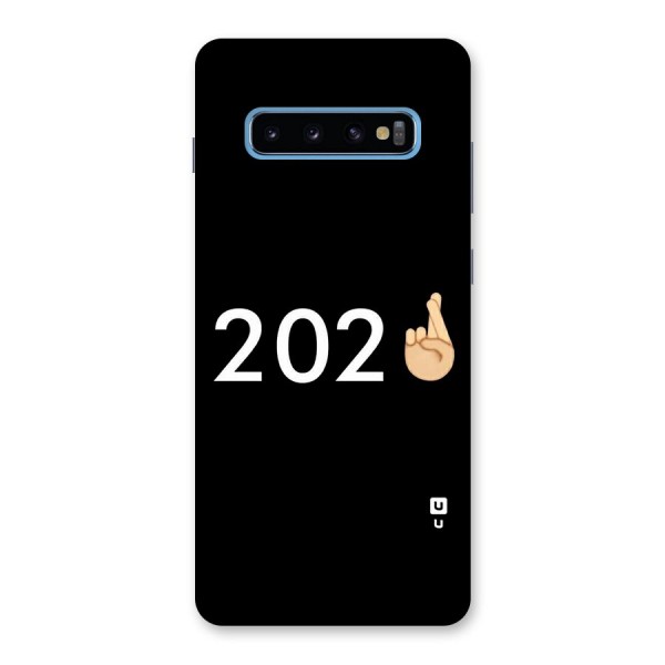 2021 Fingers Crossed Back Case for Galaxy S10 Plus