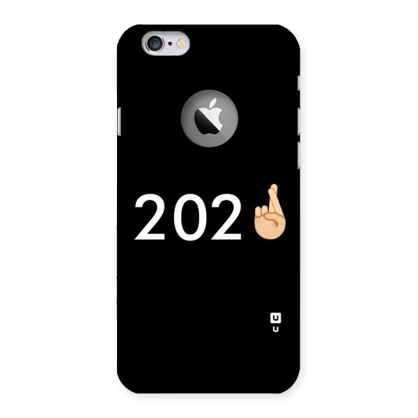 2021 Fingers Crossed Back Case for iPhone 6 Logo Cut