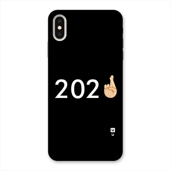 2021 Fingers Crossed Back Case for iPhone XS Max