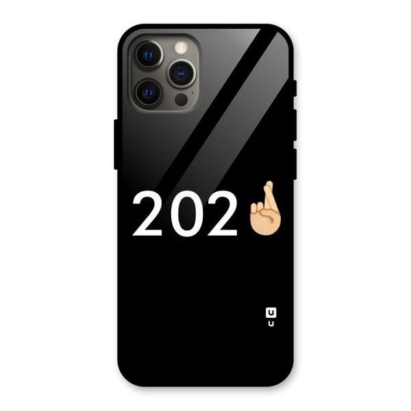 2021 Fingers Crossed Glass Back Case for iPhone 12 Pro Max
