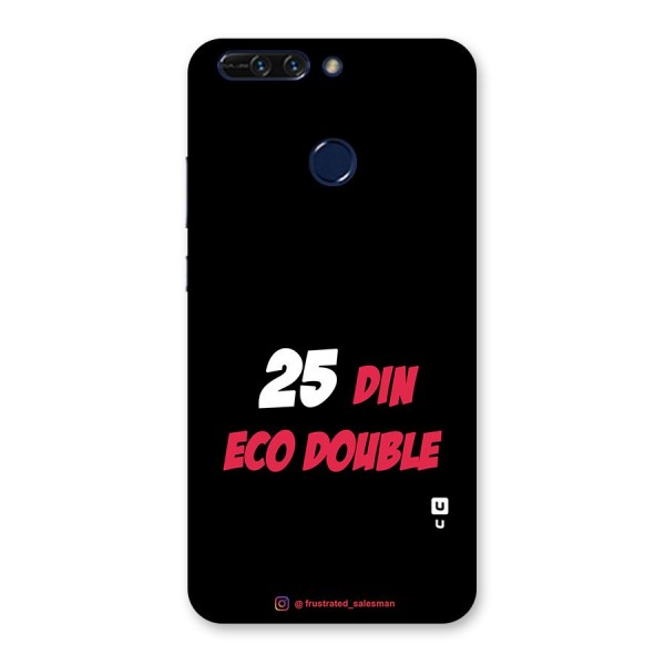 25 Din Eco Double Black Back Case for Honor 8 Pro