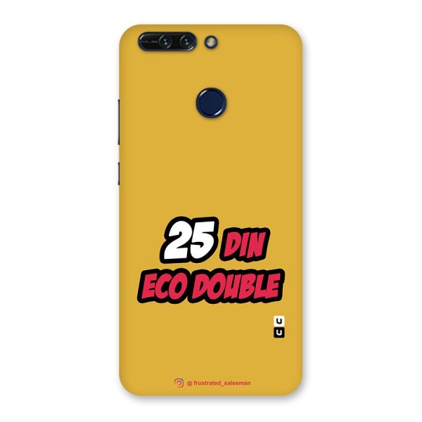 25 Din Eco Double Mustard Yellow Back Case for Honor 8 Pro