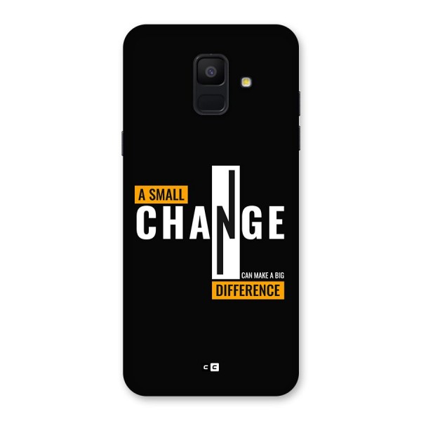 A Small Change Back Case for Galaxy A6 (2018)