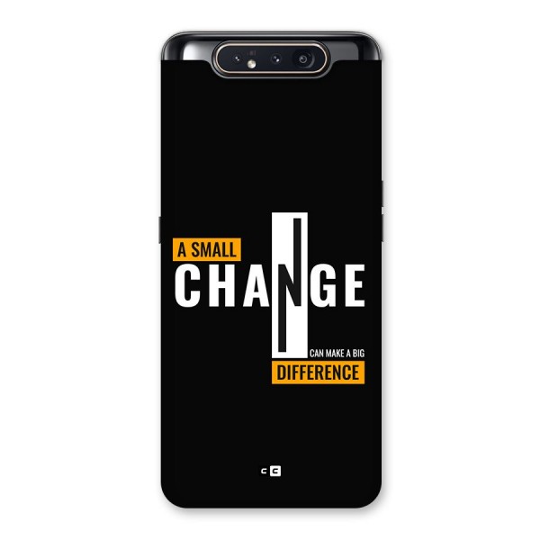 A Small Change Back Case for Galaxy A80