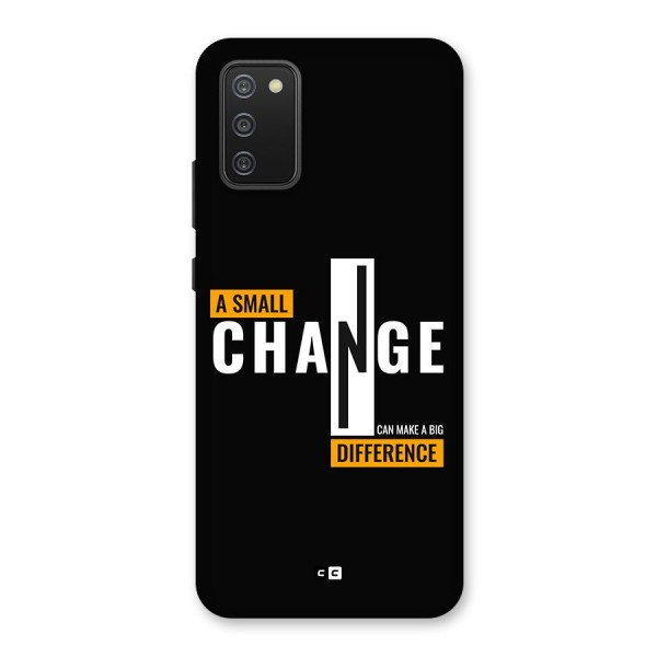 A Small Change Back Case for Galaxy F02s