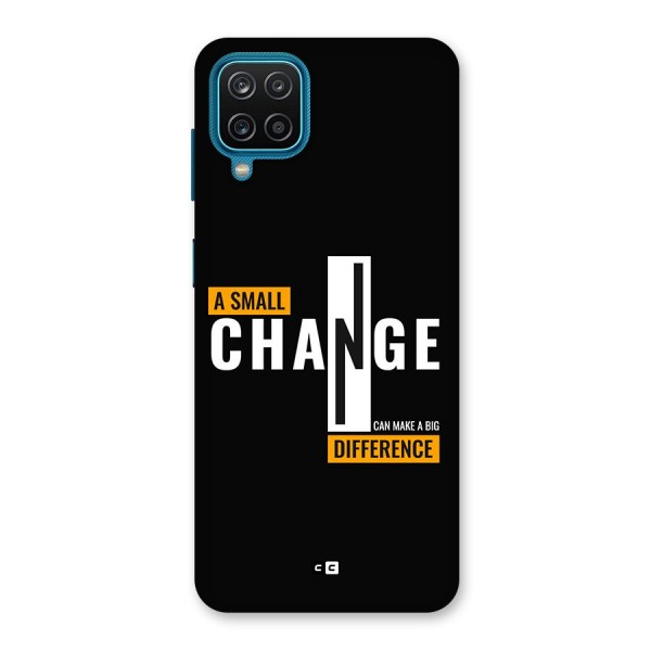 A Small Change Back Case for Galaxy F12
