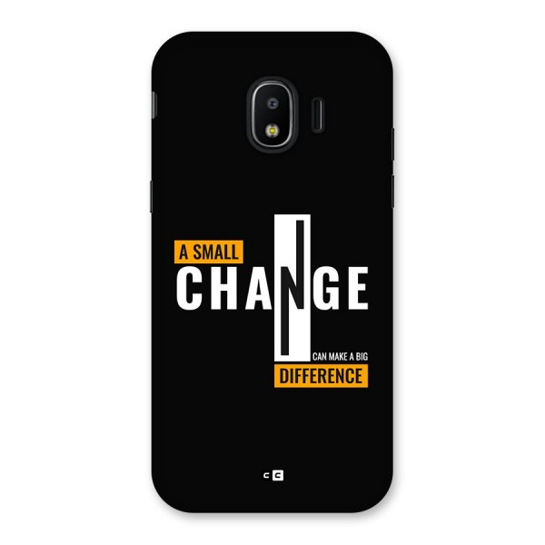 A Small Change Back Case for Galaxy J2 Pro 2018