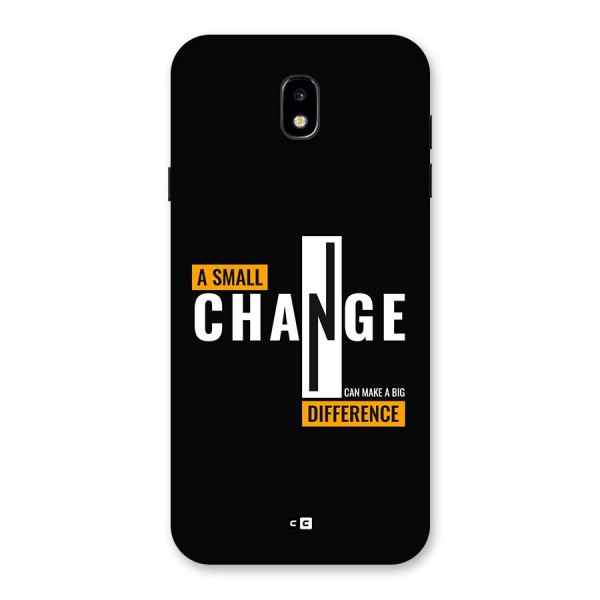 A Small Change Back Case for Galaxy J7 Pro