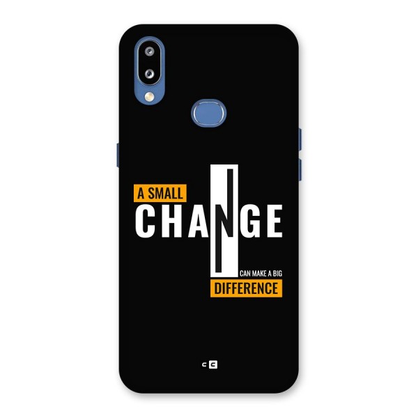 A Small Change Back Case for Galaxy M01s