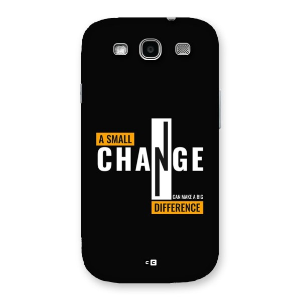 A Small Change Back Case for Galaxy S3