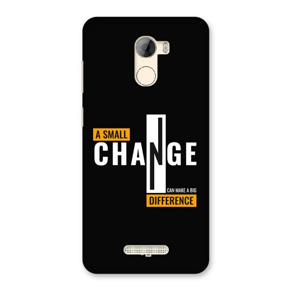 A Small Change Back Case for Gionee A1 LIte