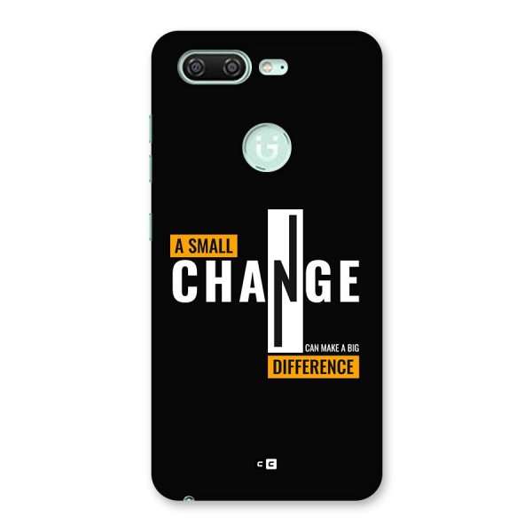 A Small Change Back Case for Gionee S10