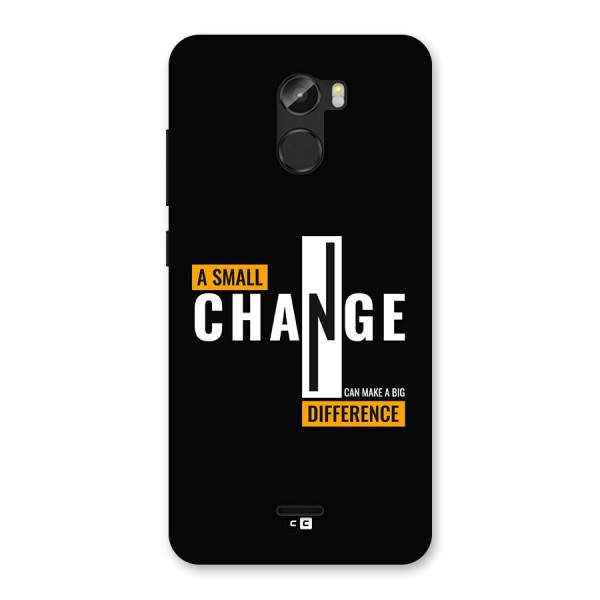 A Small Change Back Case for Gionee X1