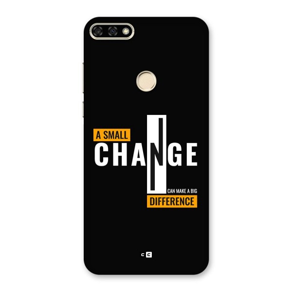 A Small Change Back Case for Honor 7A