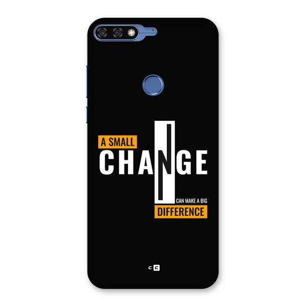 A Small Change Back Case for Honor 7C