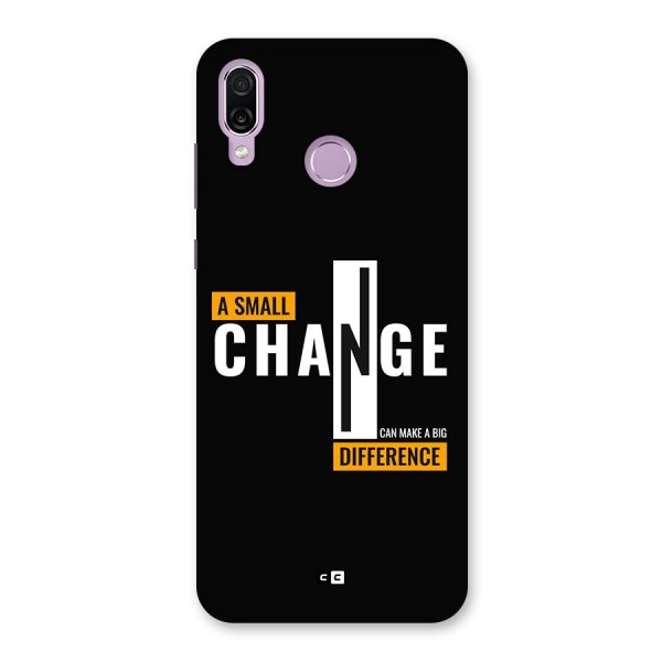 A Small Change Back Case for Honor Play