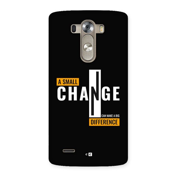 A Small Change Back Case for LG G3