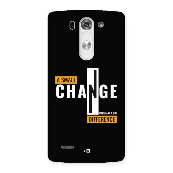 A Small Change Back Case for LG G3 Beat