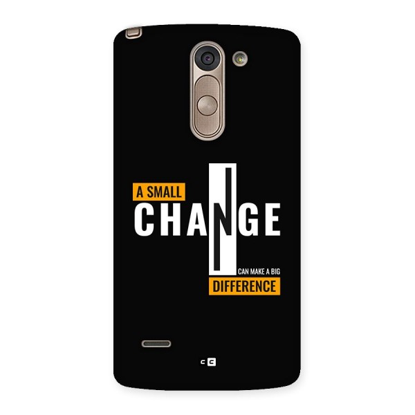 A Small Change Back Case for LG G3 Stylus