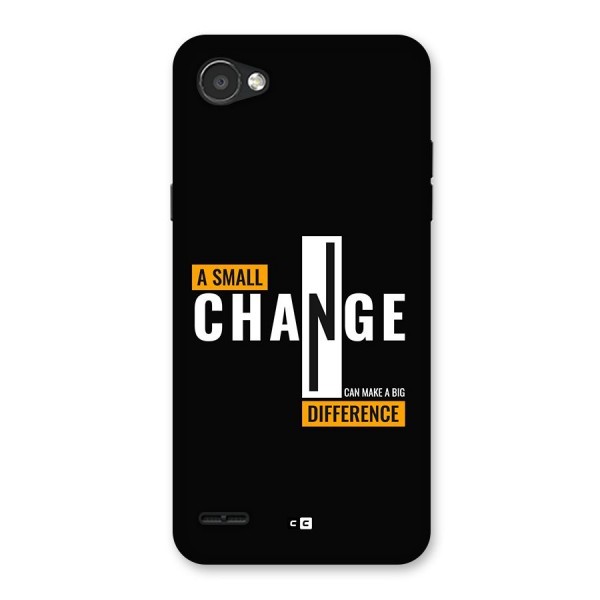 A Small Change Back Case for LG Q6