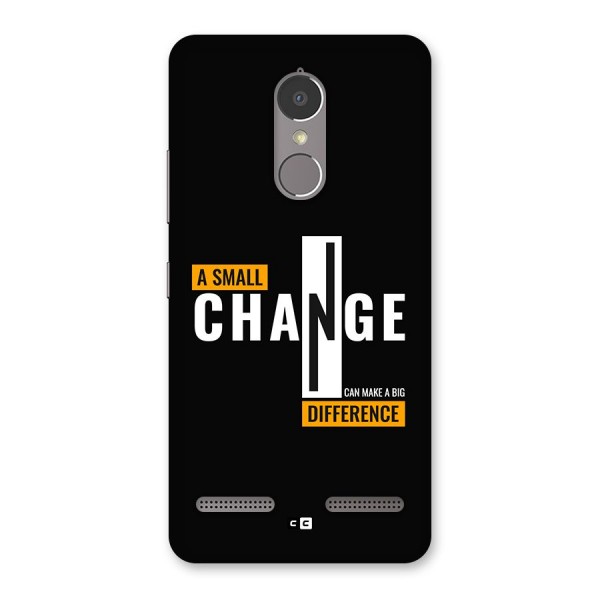 A Small Change Back Case for Lenovo K6