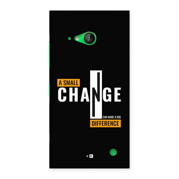 A Small Change Back Case for Lumia 730