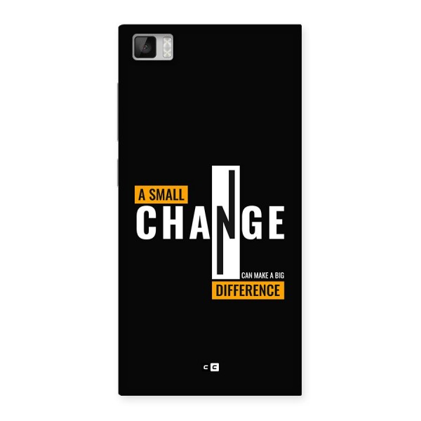 A Small Change Back Case for Mi3