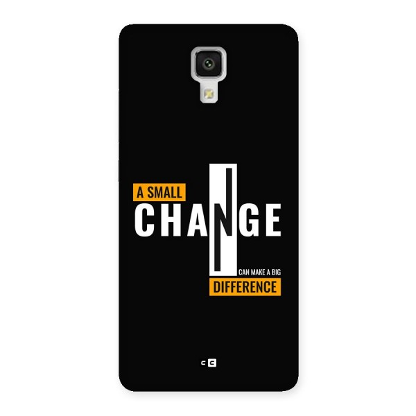 A Small Change Back Case for Mi4
