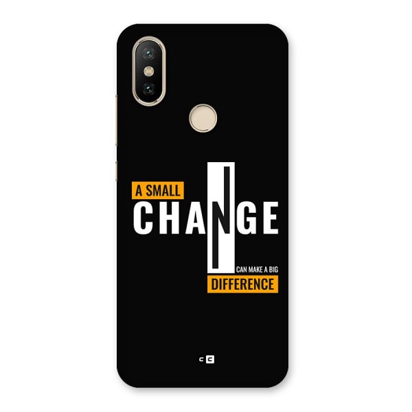 A Small Change Back Case for Mi A2