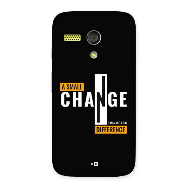 A Small Change Back Case for Moto G