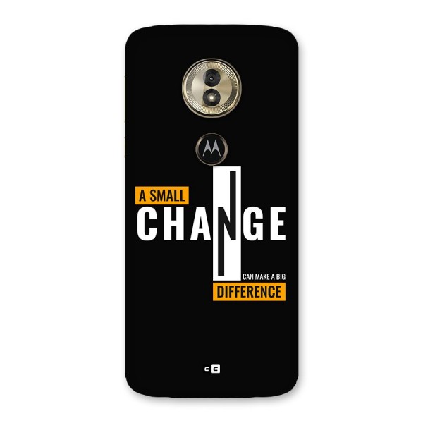 A Small Change Back Case for Moto G6 Play