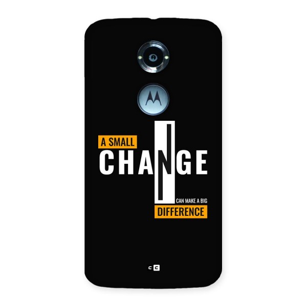 A Small Change Back Case for Moto X2
