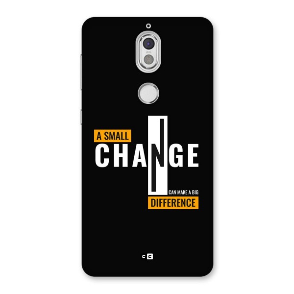A Small Change Back Case for Nokia 7