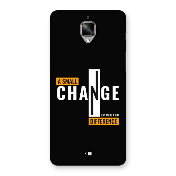 A Small Change Back Case for OnePlus 3