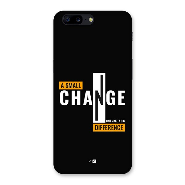 A Small Change Back Case for OnePlus 5