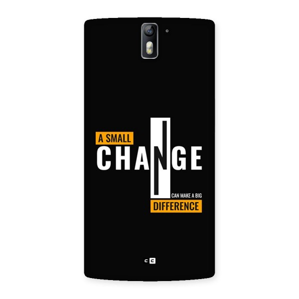 A Small Change Back Case for OnePlus One