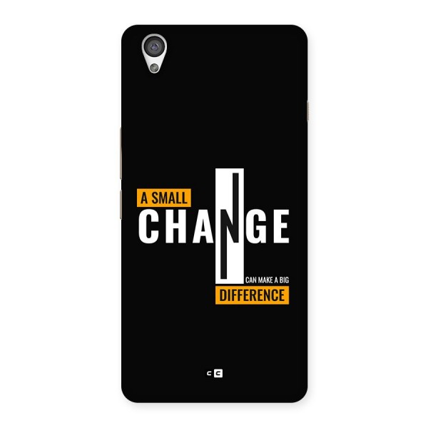 A Small Change Back Case for OnePlus X