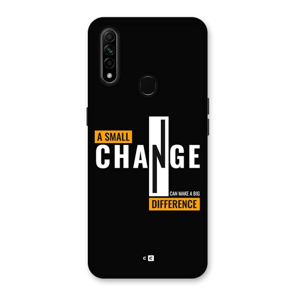 A Small Change Back Case for Oppo A31