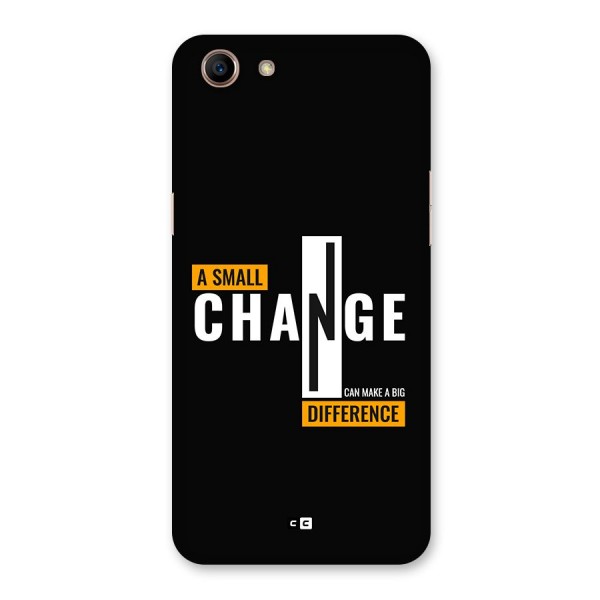 A Small Change Back Case for Oppo A83 (2018)