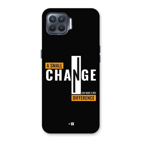 A Small Change Back Case for Oppo F17 Pro