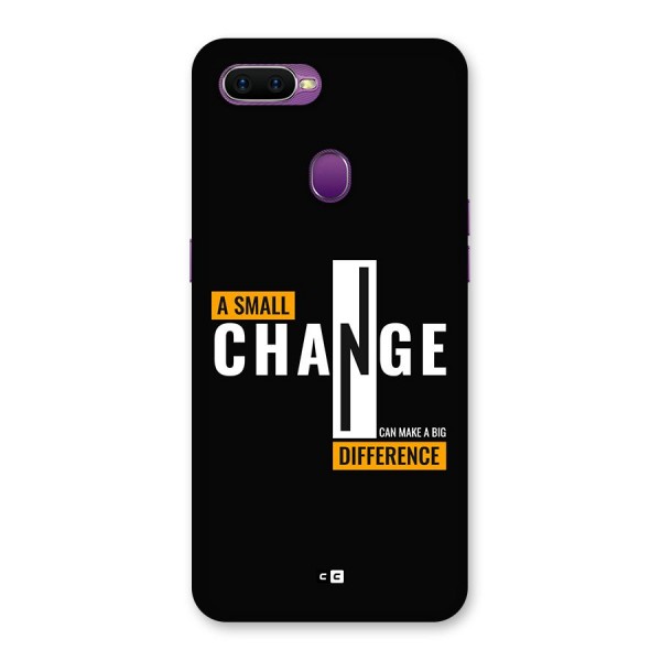 A Small Change Back Case for Oppo F9