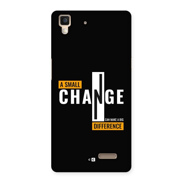 A Small Change Back Case for Oppo R7