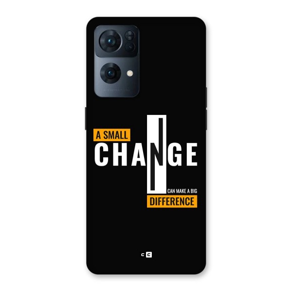 A Small Change Back Case for Oppo Reno7 Pro 5G