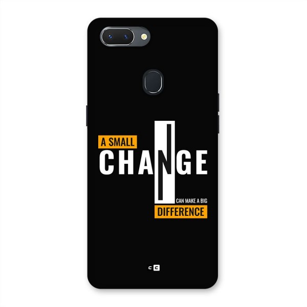 A Small Change Back Case for Realme 2